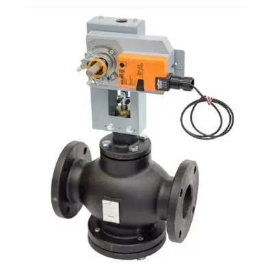 Tipos de Válvulas de Globos 3 vías